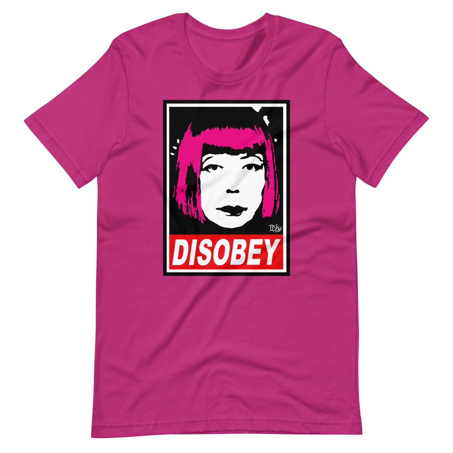 Disobey Pink Unisex T-shirt