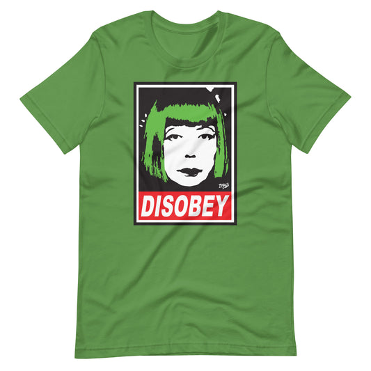 Disobey Green Unisex T-shirt