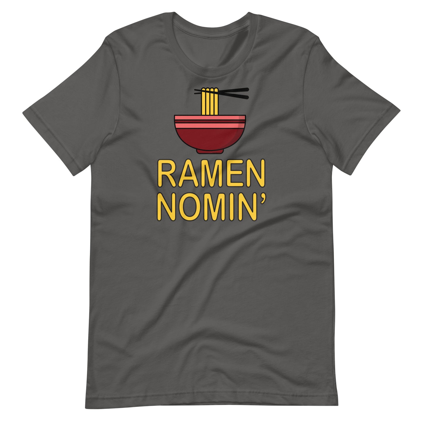 Ramen Nomin' Unisex T-shirt by RICK BALDWIN