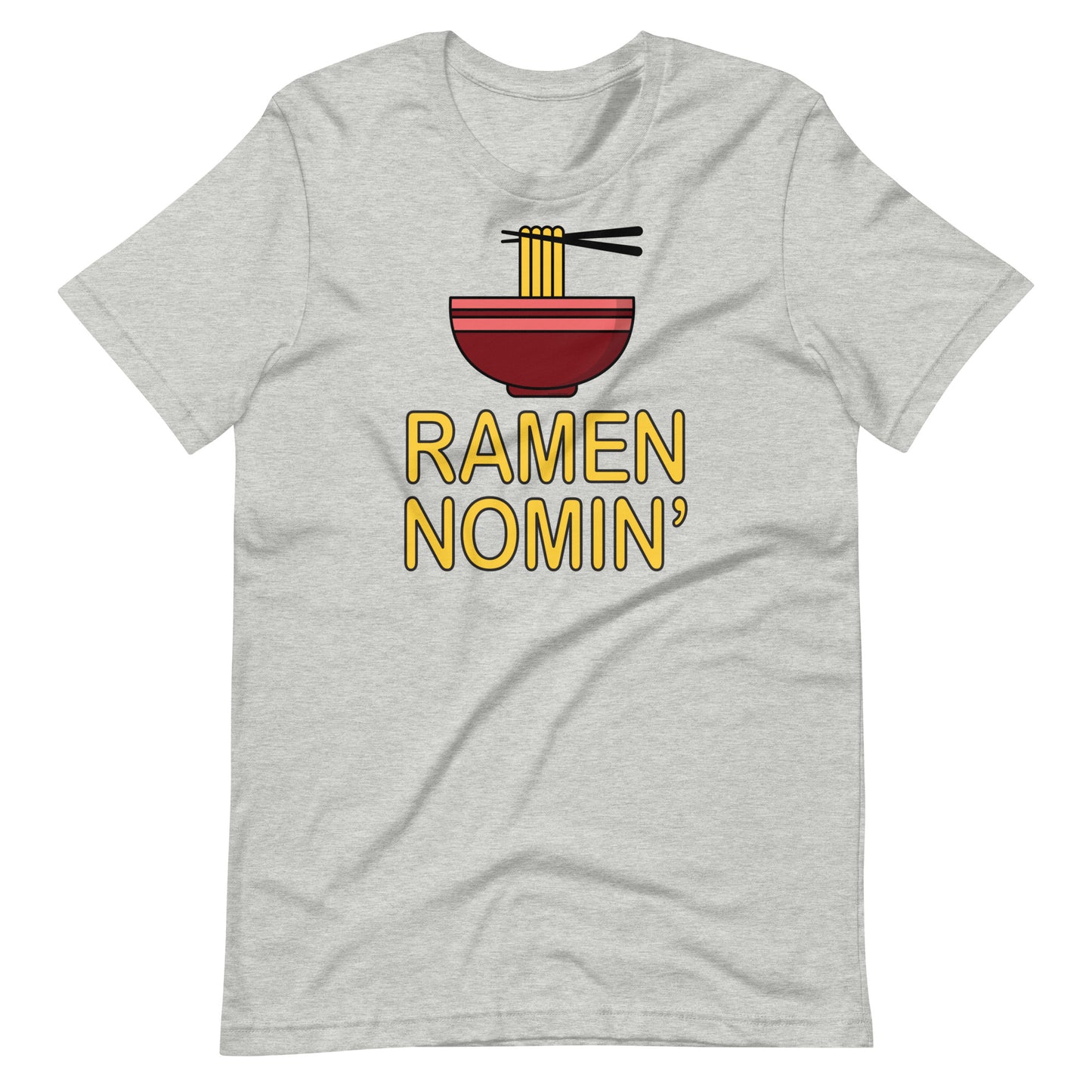 Ramen Nomin' Unisex T-shirt by RICK BALDWIN